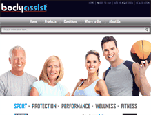 Tablet Screenshot of bodyassist.com